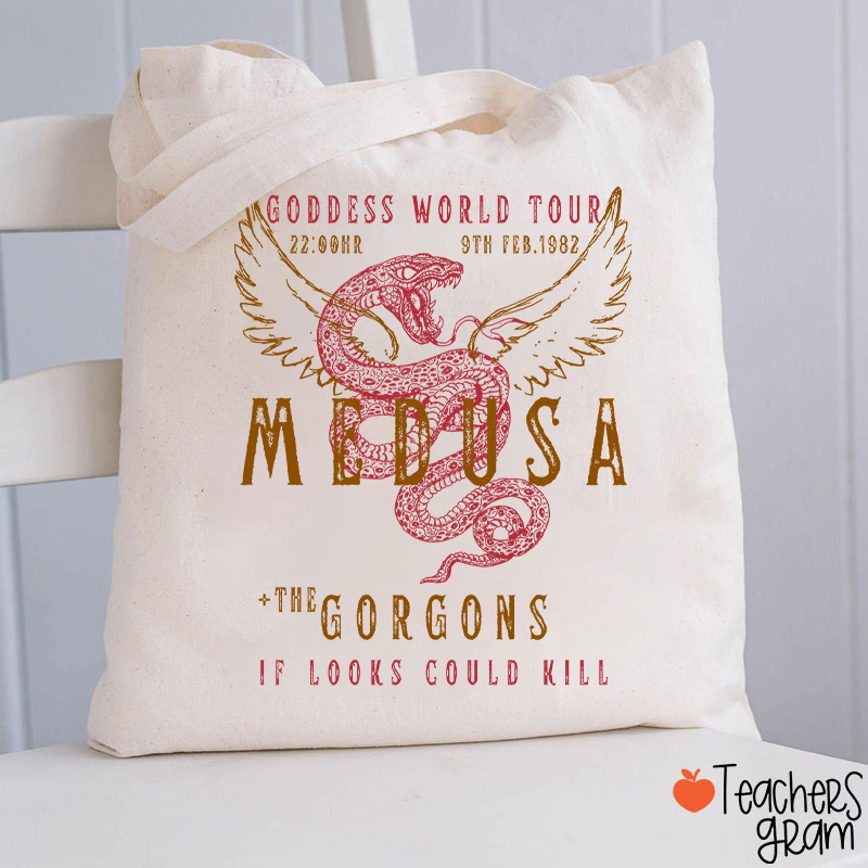 Medusa The Gorgons Teacher Tote Bag