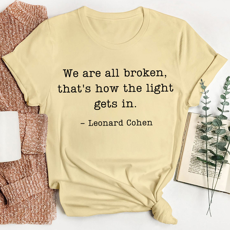 The Lights Gets In Teacher T-Shirt