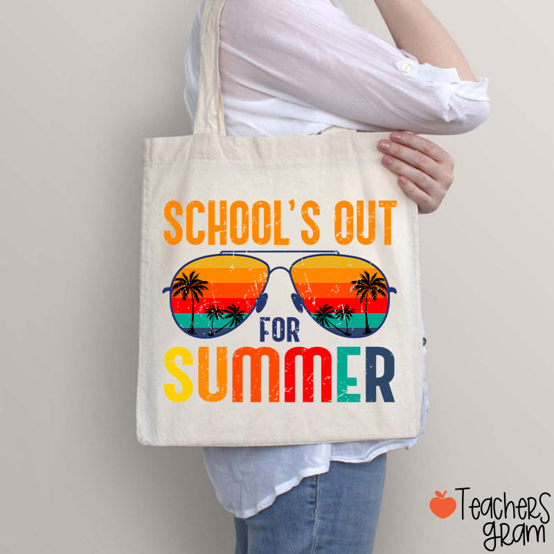 School's Out For Summer Teacher Tote Bag