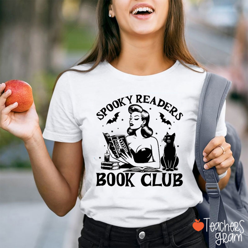 Spooky Readers Book Club Teacher T-Shirt