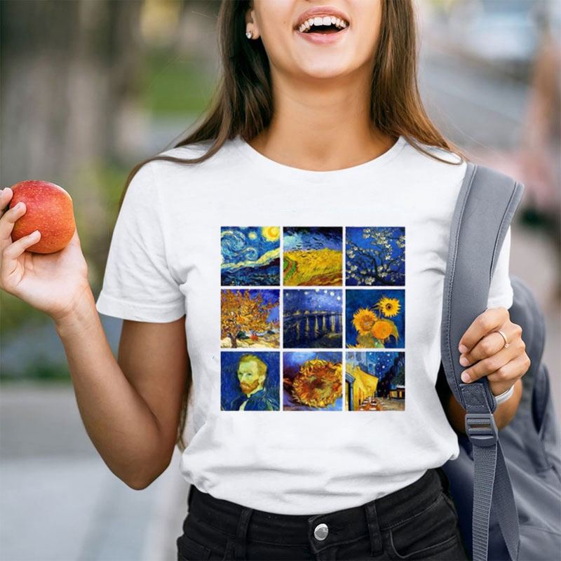 Works Of Famous Artists Teacher T-Shirt