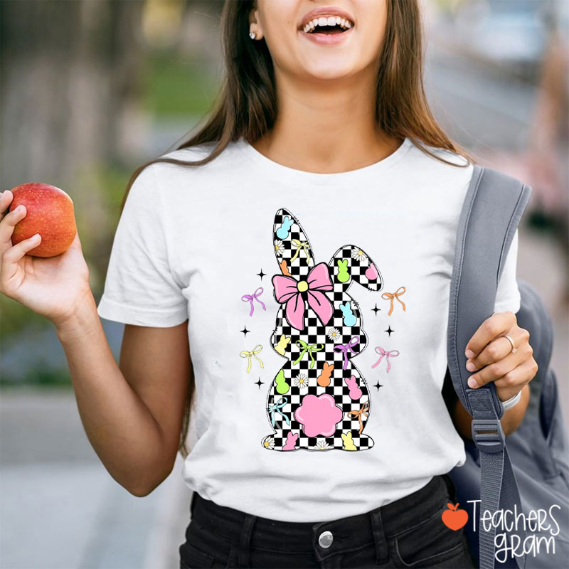 Happy Easter Bunny Teacher T-Shirt