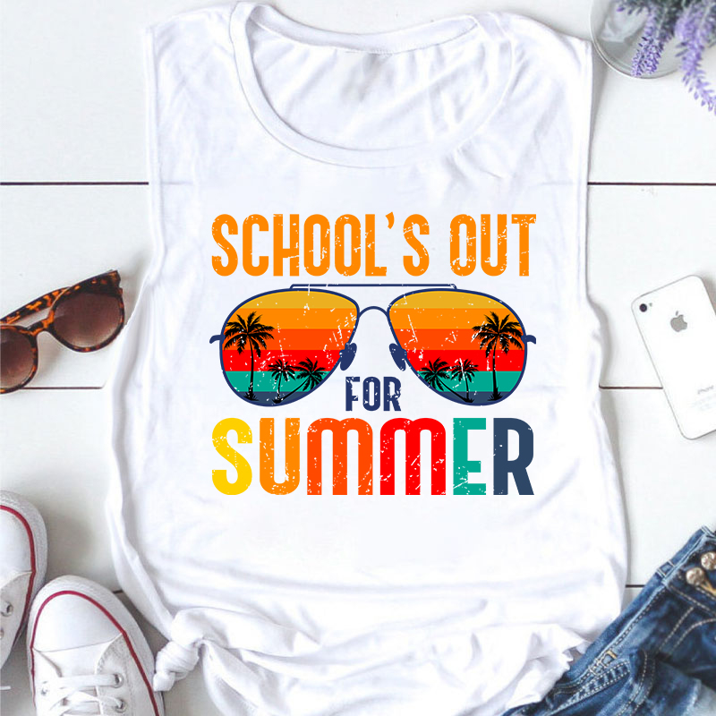 School's Out For Summer Teacher Tank Top