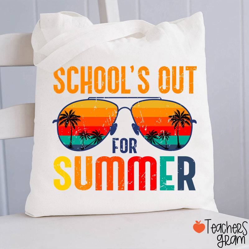 School's Out For Summer Teacher Tote Bag