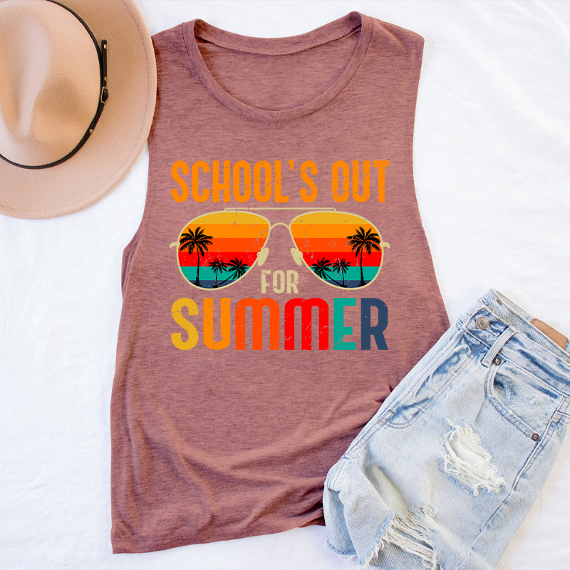 School's Out For Summer Teacher Tank Top