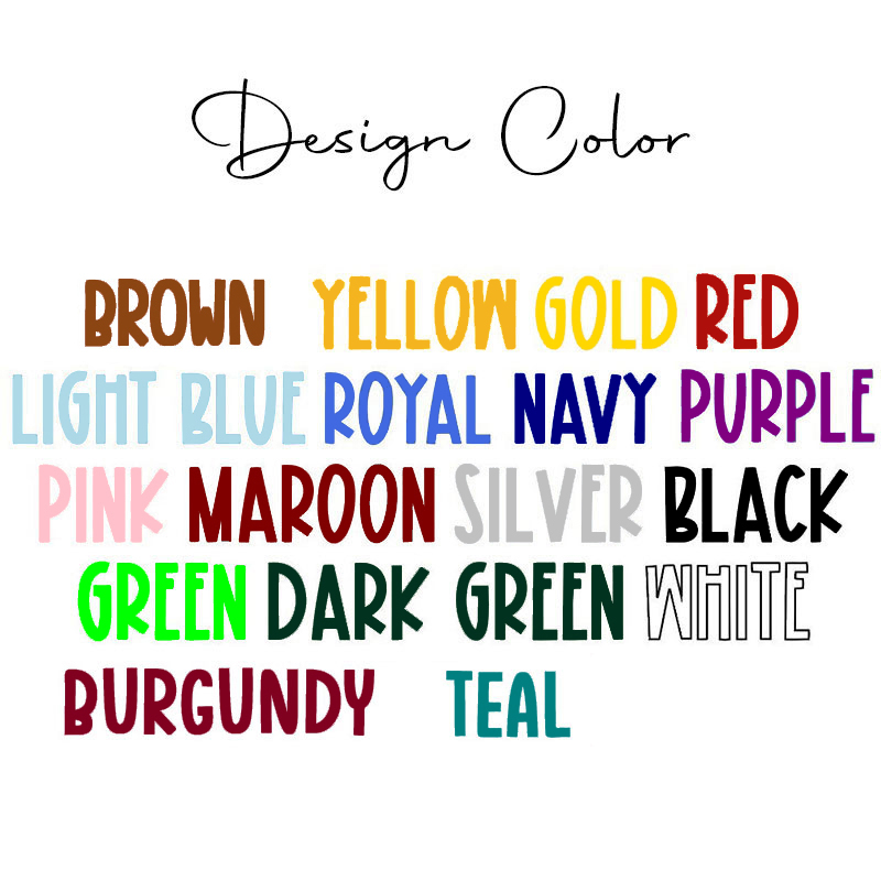 Personalized School Spirit Teacher T-Shirt