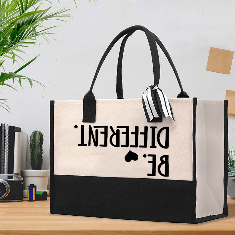 Be Different Teacher Cotton Tote Bag