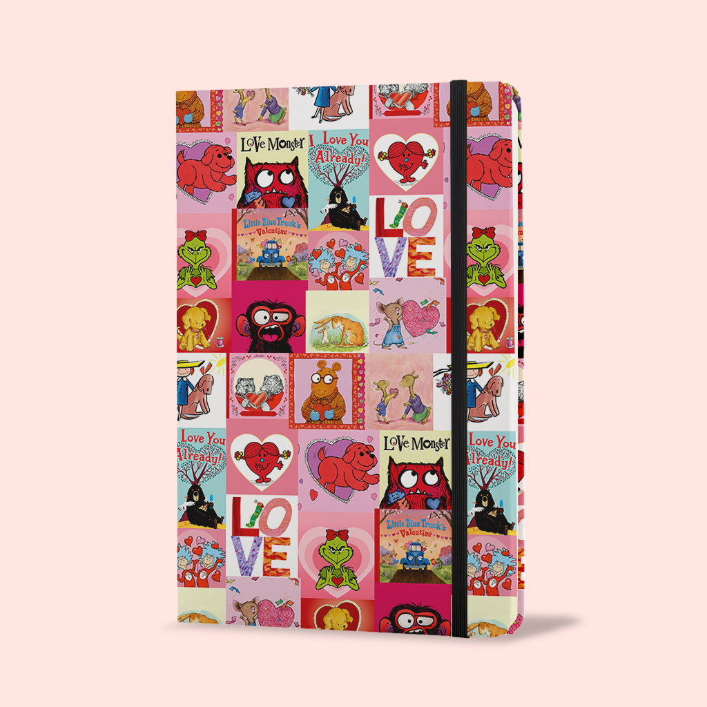 Draw Love Into Books Teacher Hardcover Notebook