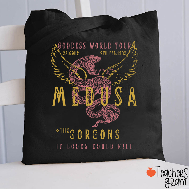 Medusa The Gorgons Teacher Tote Bag