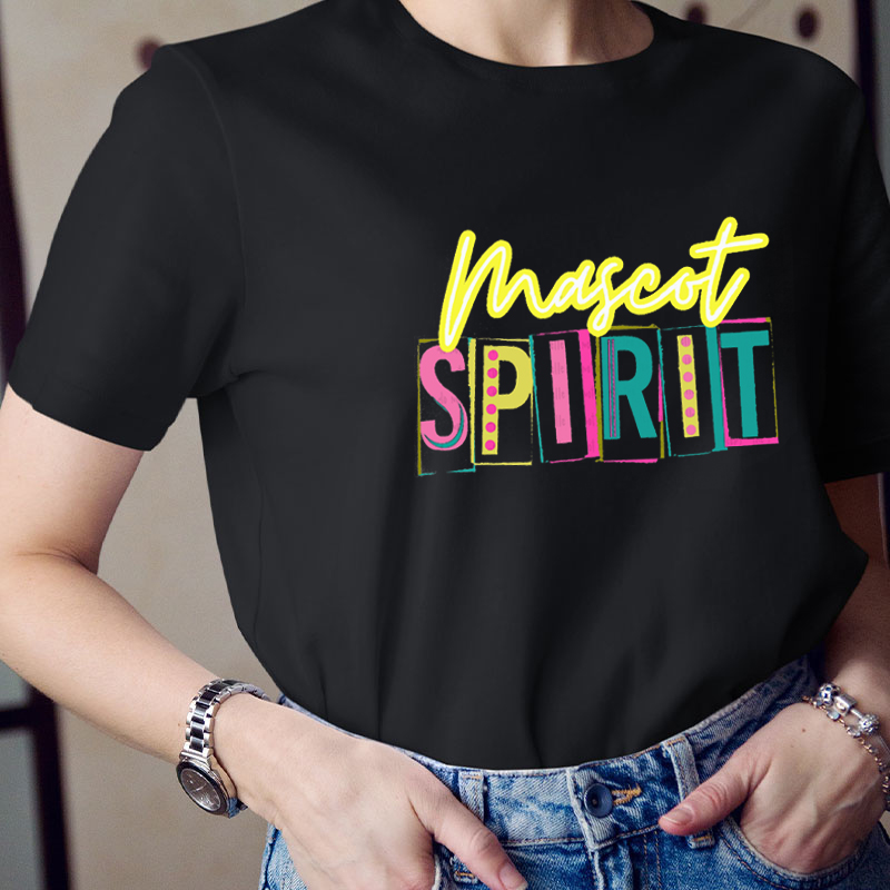 Personalized Mascot Spirit Teacher T-Shirt