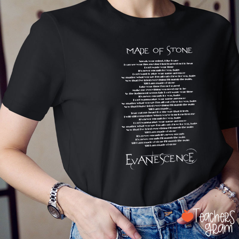 Personalized Song Lyric Teacher T-Shirt