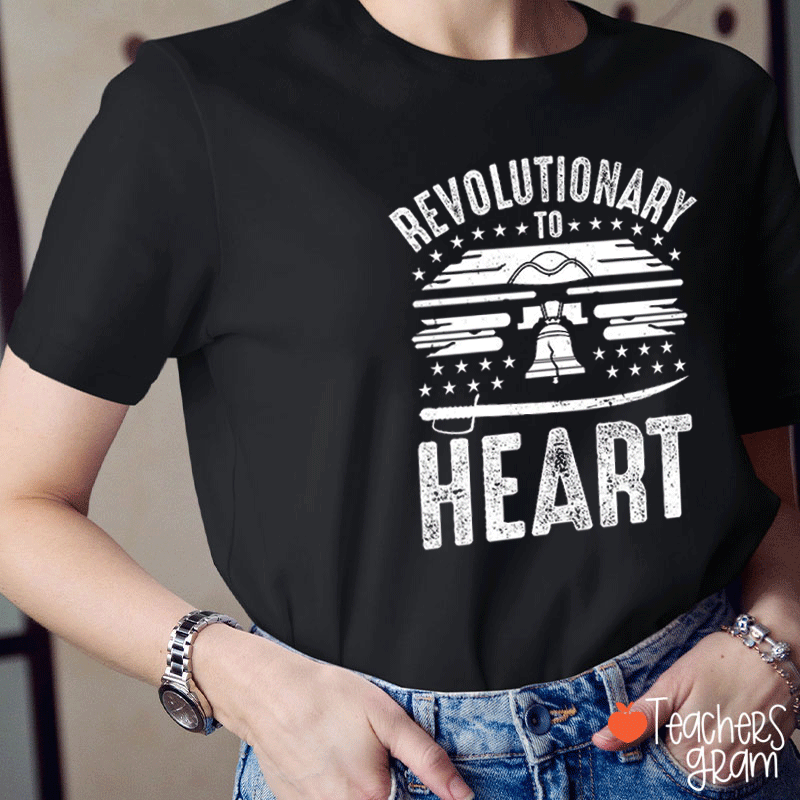Revolutionary Heart Teacher T-Shirt