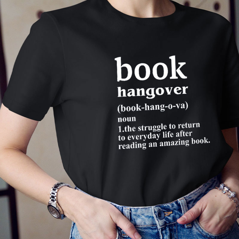 Book Hangover Teacher T-Shirt