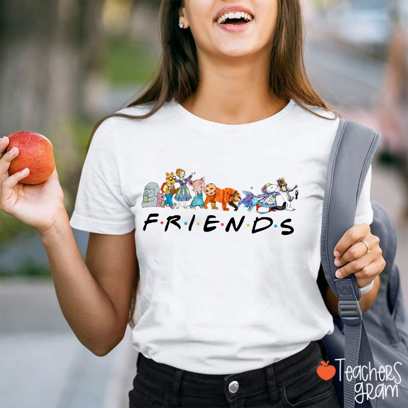 Children's Book Friends Teacher T-Shirt