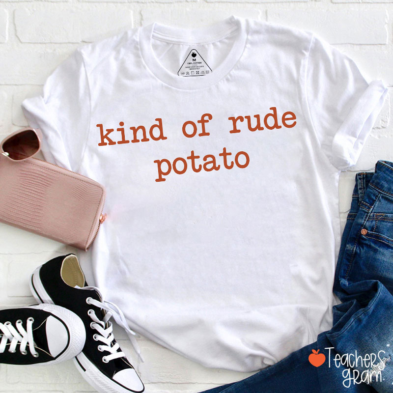 Personalized Vintage Potato Word Tee Collection Teacher T-Shirt
