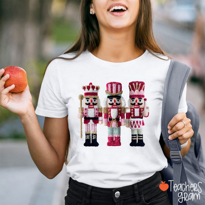 Faux Yarn Y'all Are Nuts Teacher T-Shirt