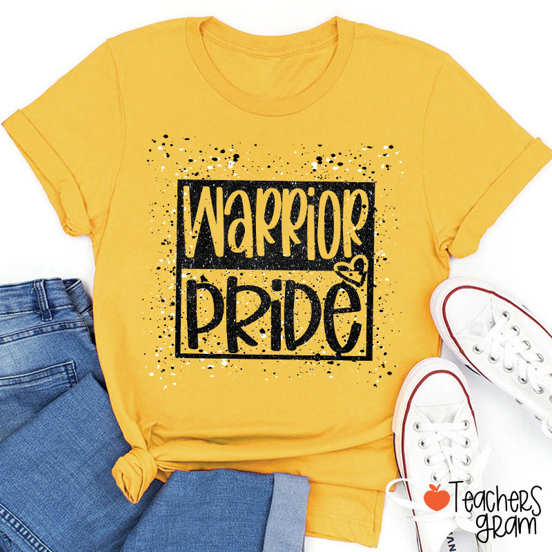 Personalized Mascot Confetti And Imitation Glitter Teacher T-Shirt