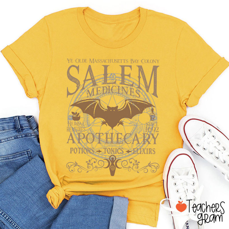 Salem Apothecary Halloween Teacher T-Shirt