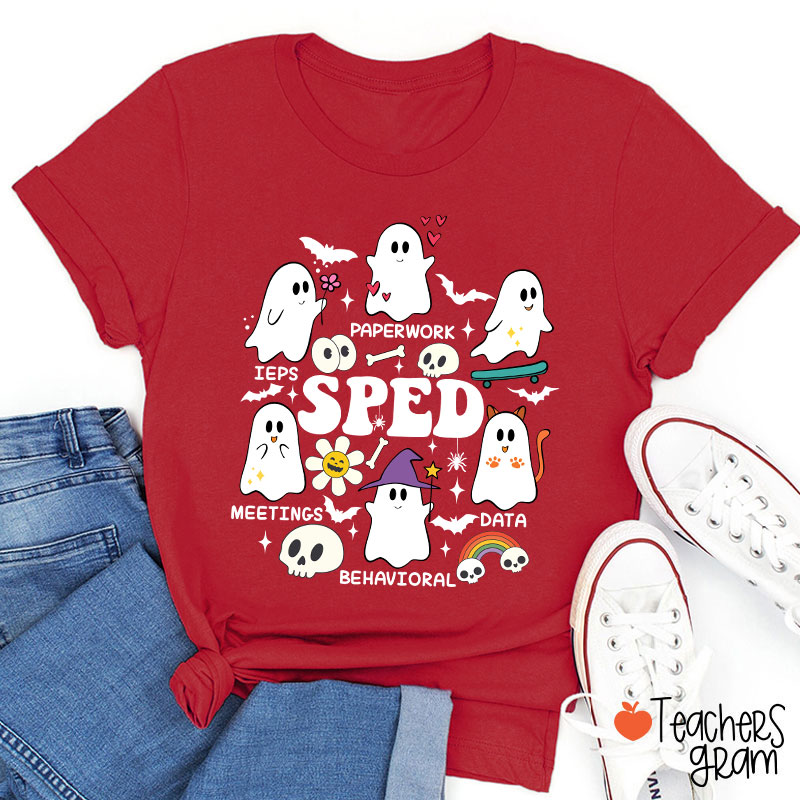 Special Education Halloween SPED Teacher T-Shirt
