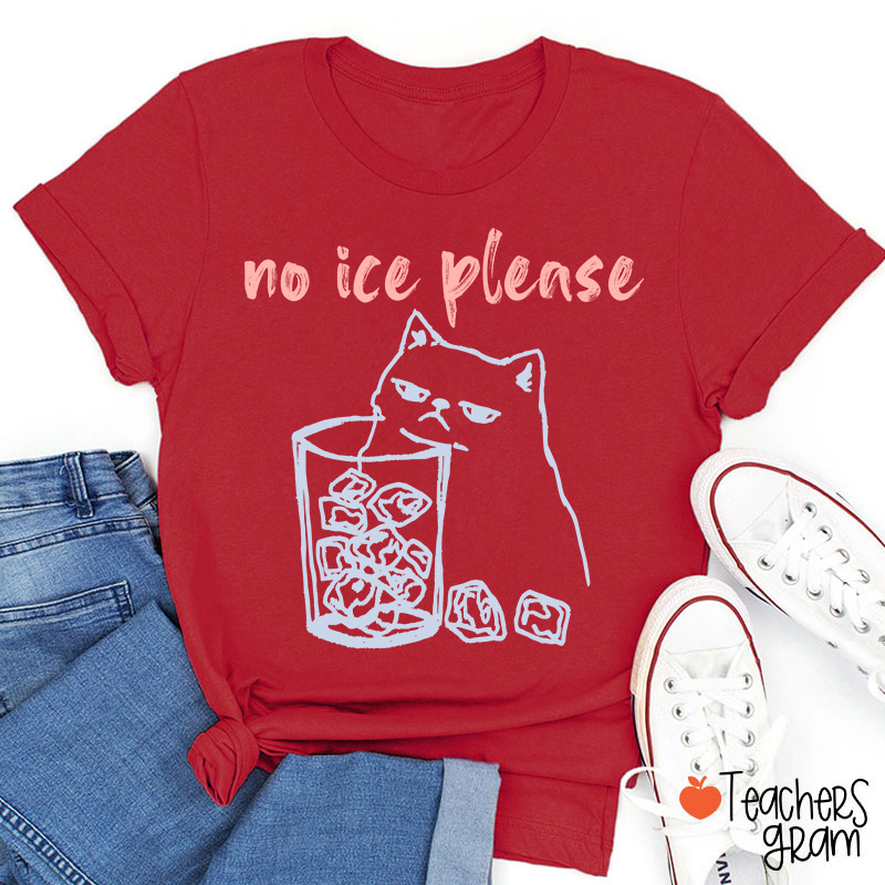 No Ice Please Teacher T-Shirt