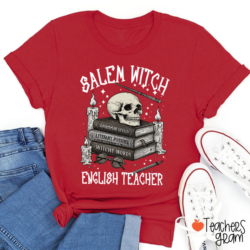 Salem Witch English Teacher Teacher T-Shirt