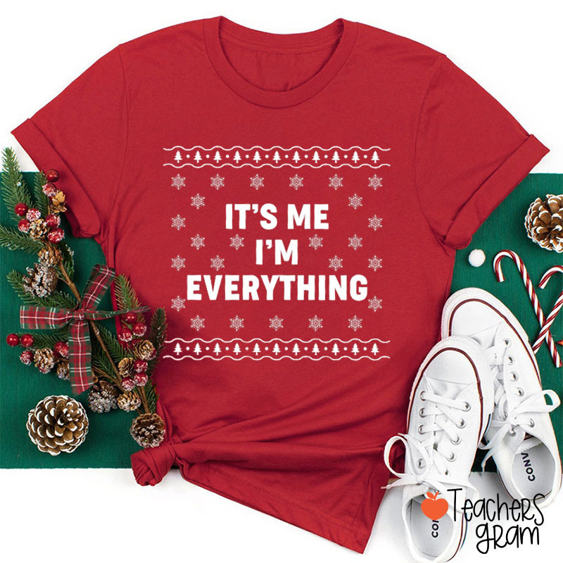 Personalized I Have Everything I Want For Christmas Teacher T-Shirt