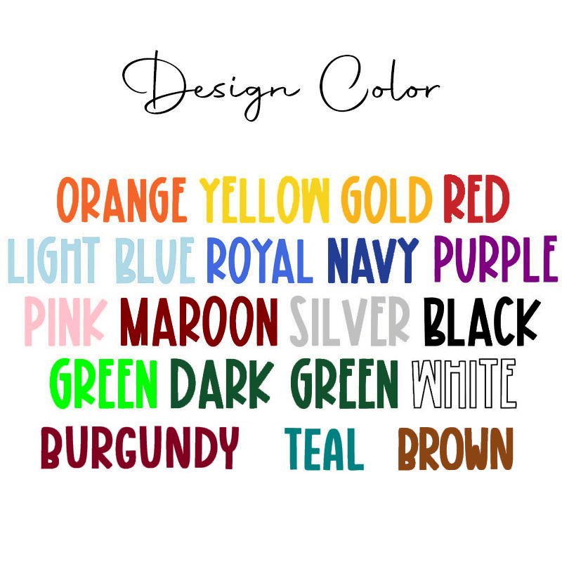 Personalized Mascot Contrasting Colors Brush Stroke Teacher T-Shirt