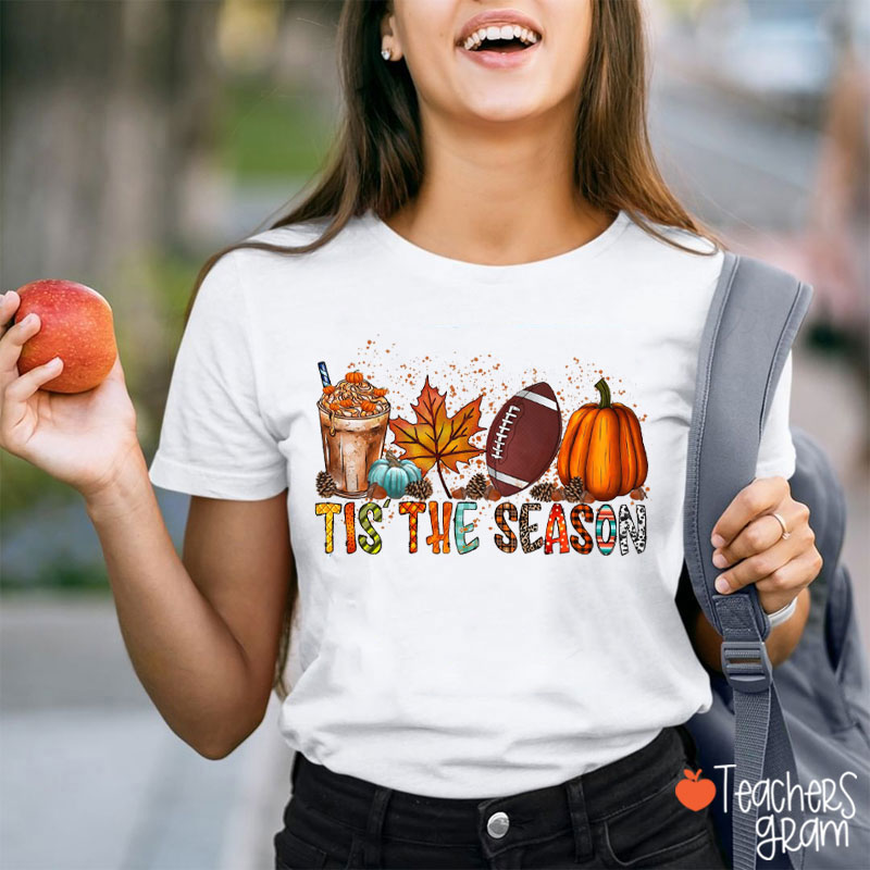 Personalized Sport Tis' The Season Teacher T-Shirt