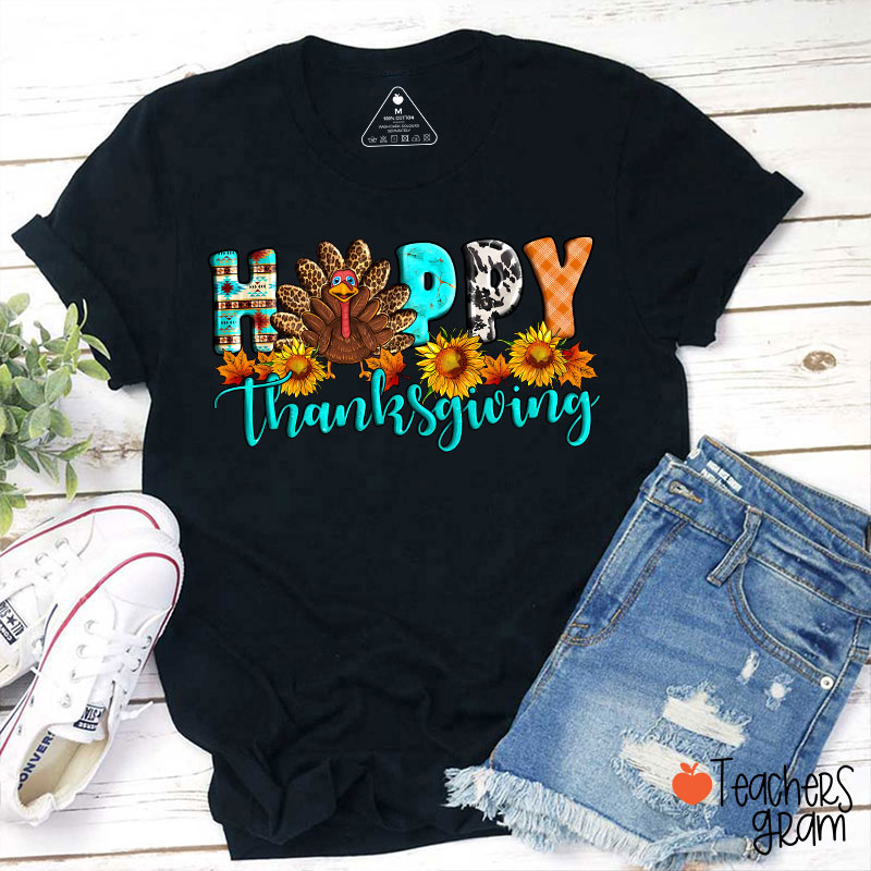 Happy Thanksgiving Teacher T-Shirt