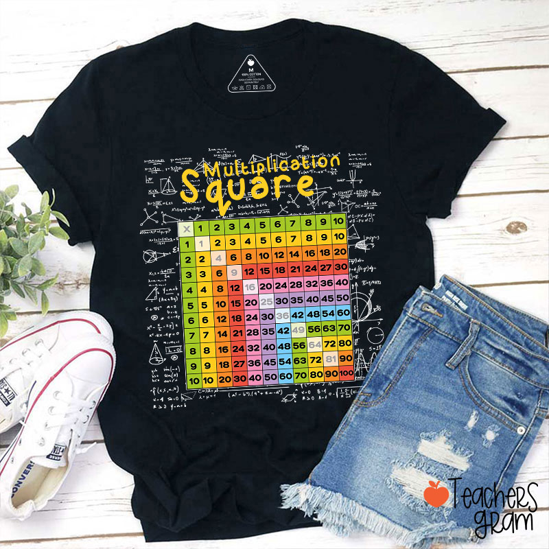 Number Multiplication Table Teacher T-Shirt