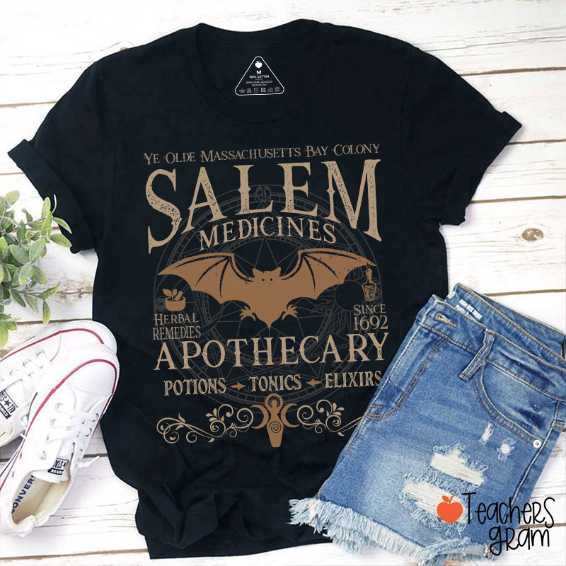 Salem Apothecary Halloween Teacher T-Shirt