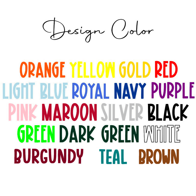 Personalized Mascot School Spirit Design Font Typography Teacher T-Shirt