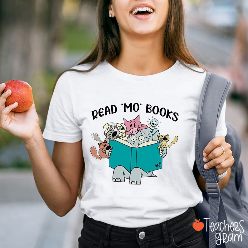 Little Animals Read Mo Books Teacher T-Shirt