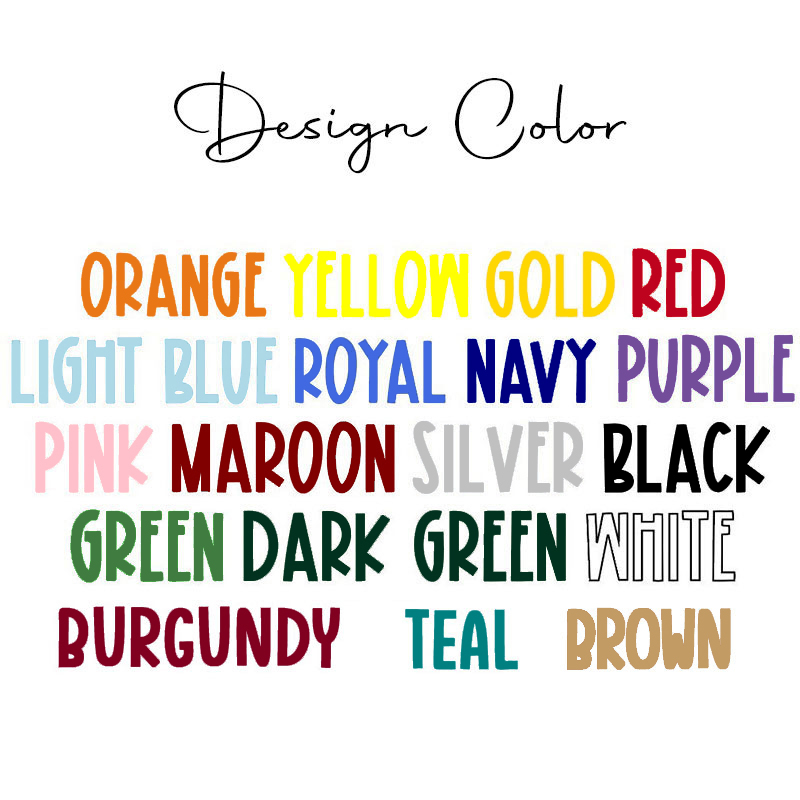 Personalized Mascot Glitter Brush Stroke School Spirit Teacher T-Shirt