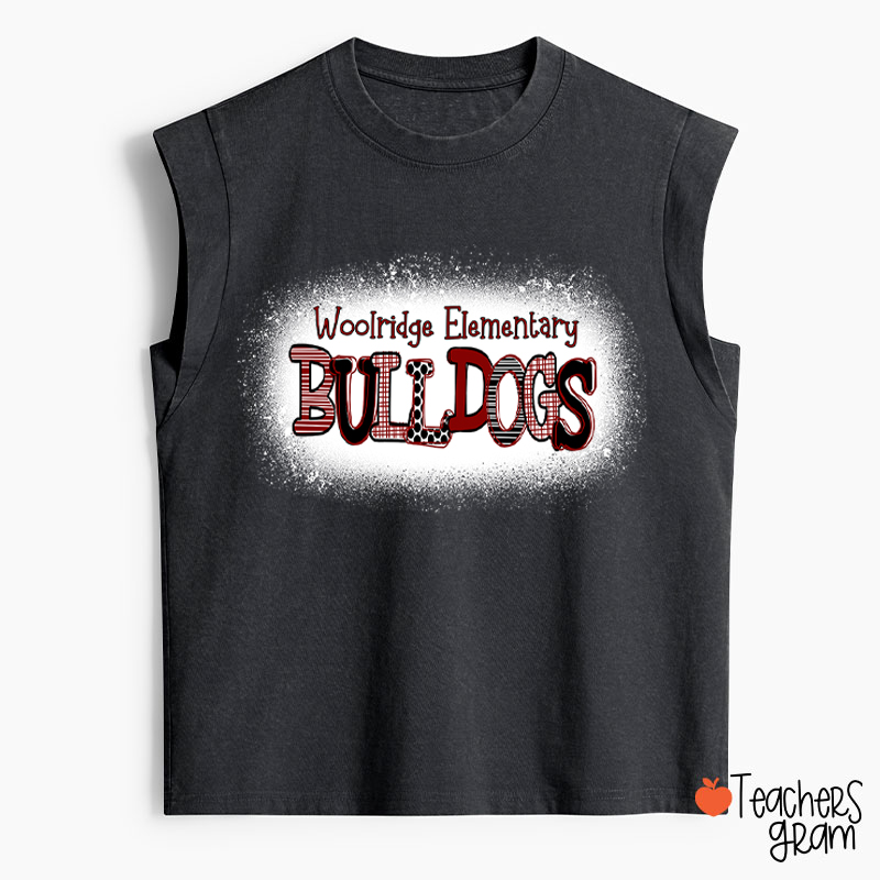 Personalized Hooray I Cheer For Them Teacher Washed Tank Top