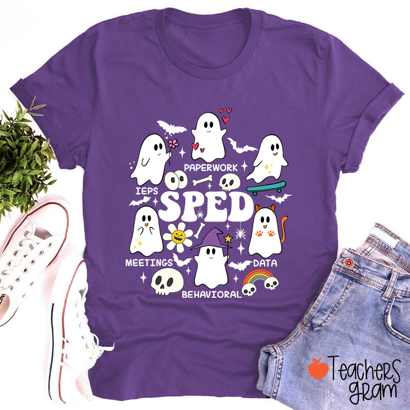 Special Education Halloween SPED Teacher T-Shirt