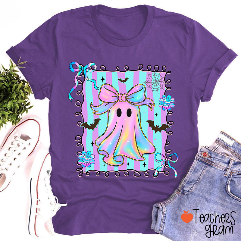 Neon Ghost Teacher T-Shirt