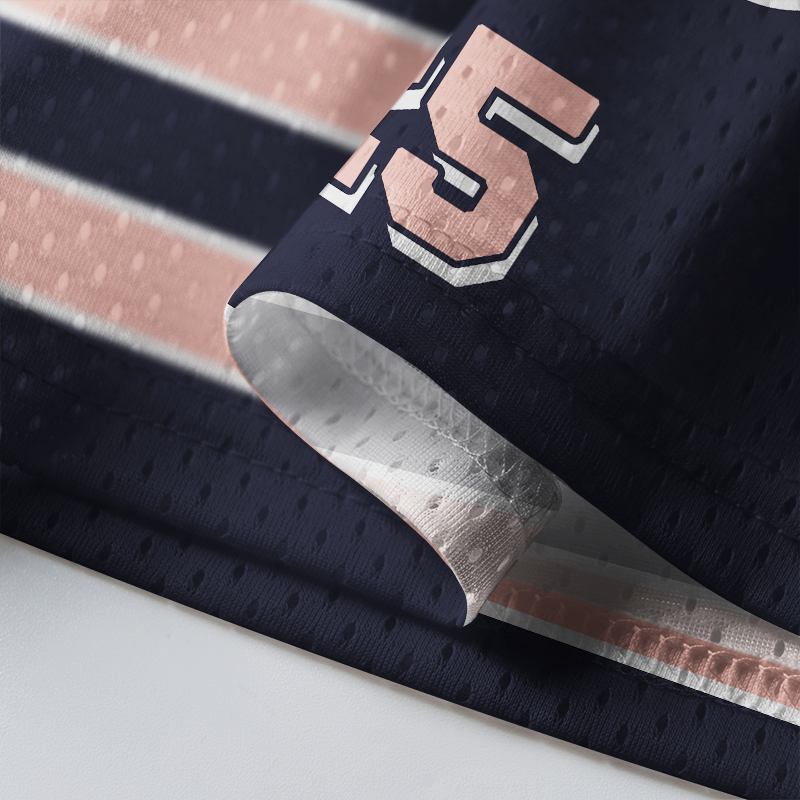 Personalized Name And Number Courage Pink Bow Teacher Mesh Jersey