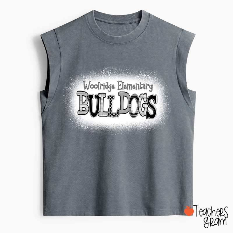 Personalized Hooray I Cheer For Them Teacher Washed Tank Top