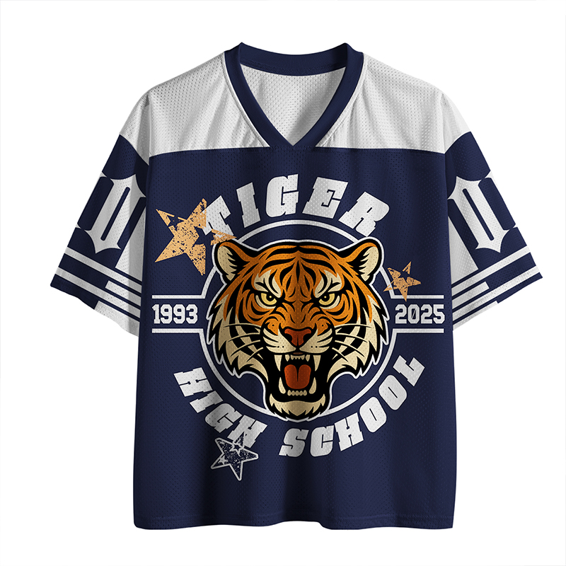 Personalized Name And Number School Team Teacher Mesh Jersey