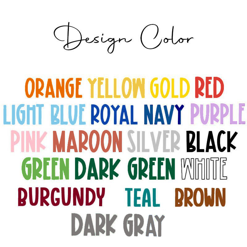 Personalized Mascot Watercolor Pennant Flower Teacher T-Shirt
