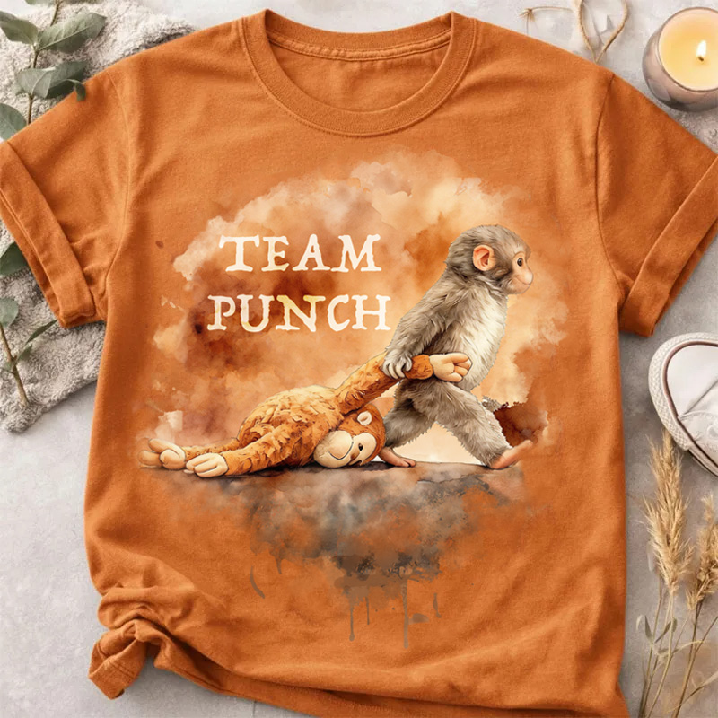 Team Punch Comfort Colors Teacher Printed Super Soft T-Shirt