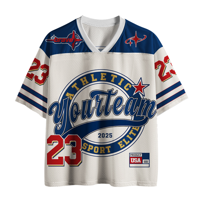 Personalized Team Name And Number Athletic Sports Elite Teacher Mesh Jersey