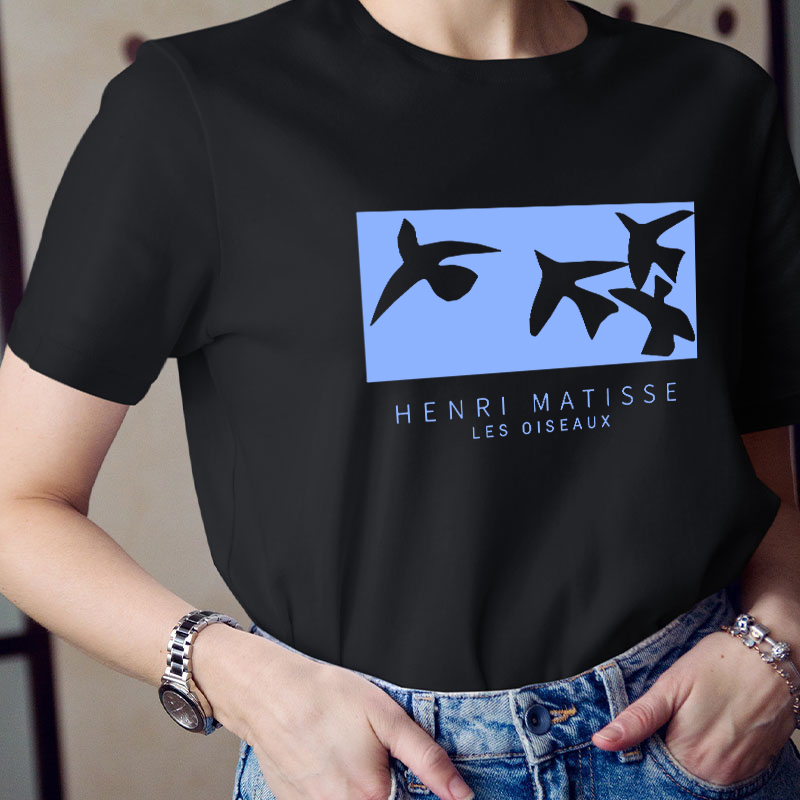 Les Oiseaux Henri Matisse Painting Teacher T-Shirt