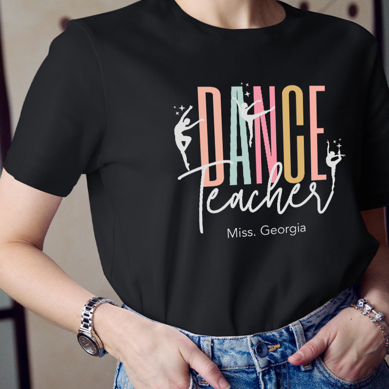 Personalized In My Dance Era Teacher T-Shirt