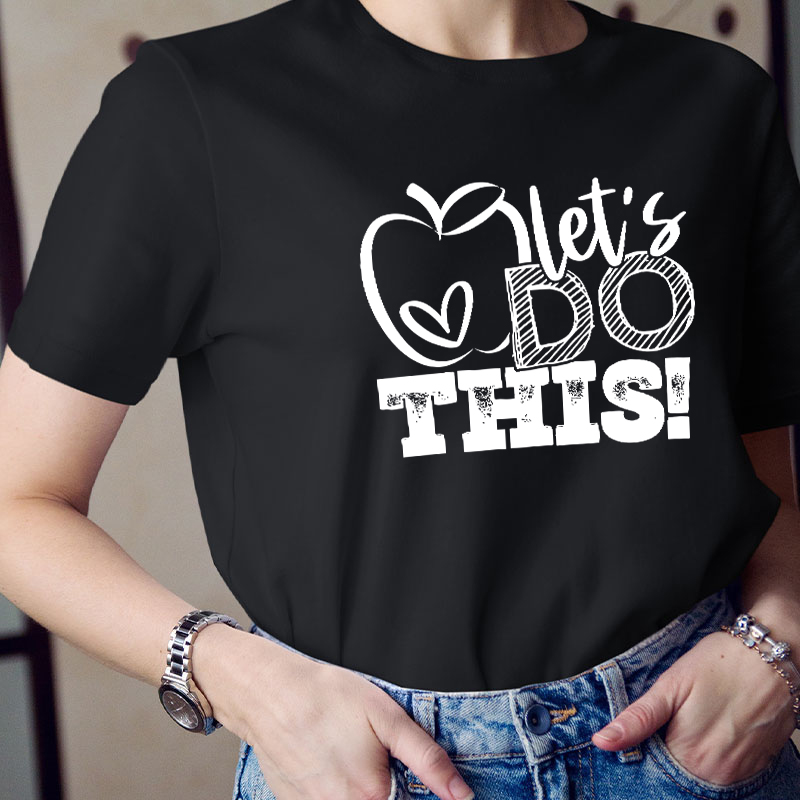 Kiddo Let's Do It Teacher T-Shirt