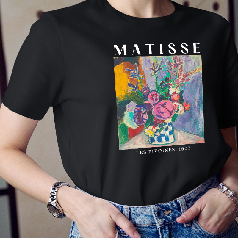 Matisse Les Pivoines 1907 Teacher T-Shirt