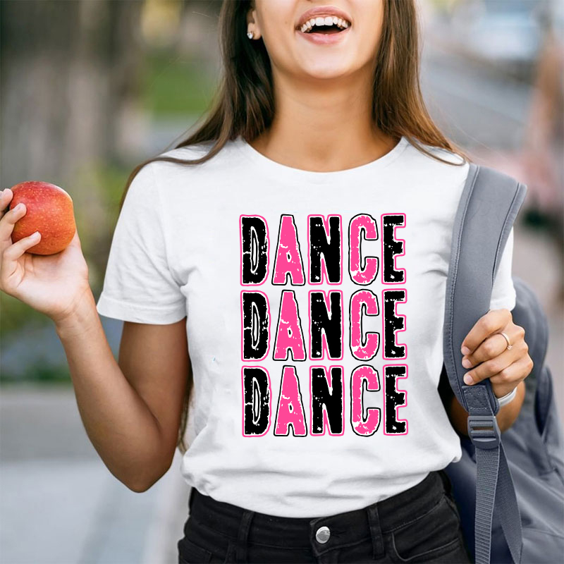 Dance Hot Pink Teacher T-Shirt