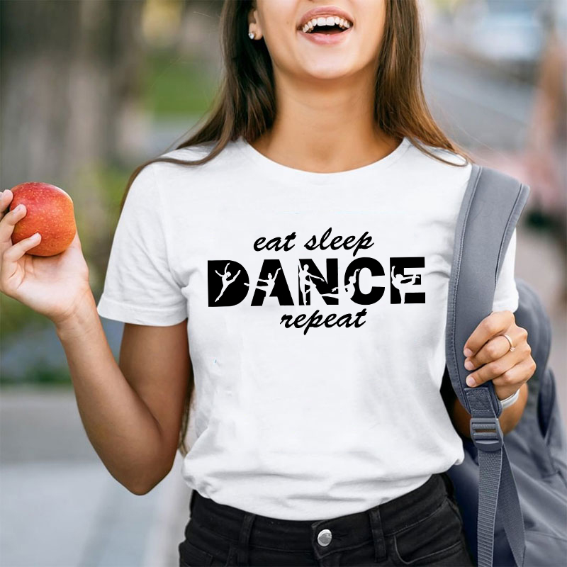 Eat Sleep Dance Repeat Teacher T-Shirt