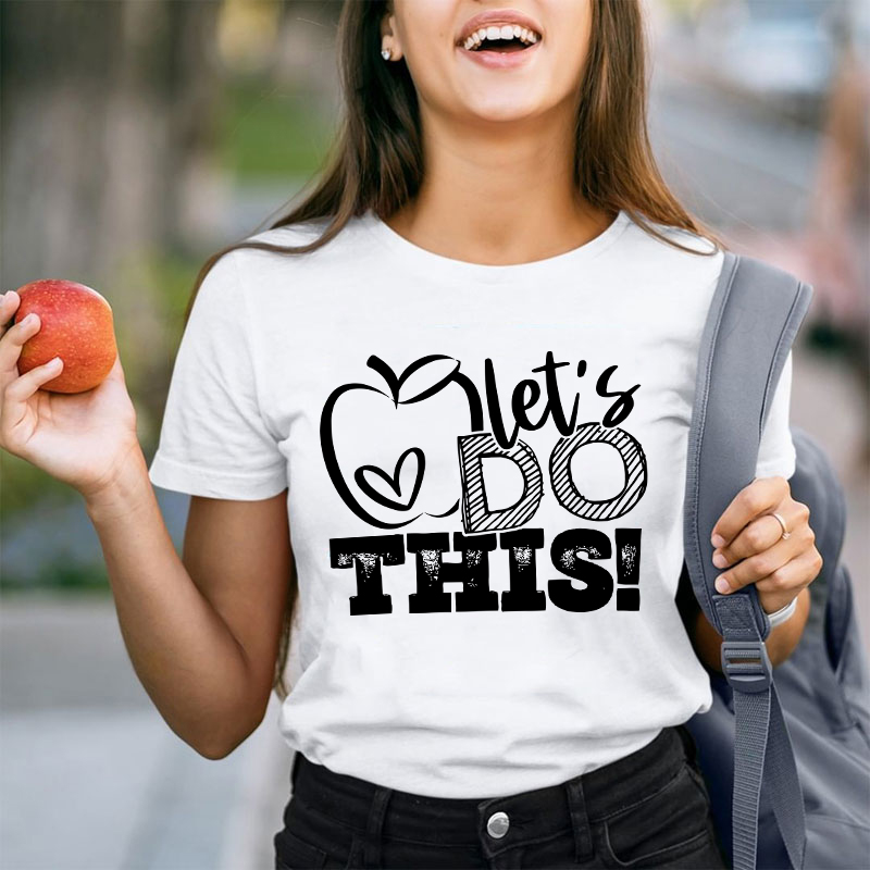 Kiddo Let's Do It Teacher T-Shirt